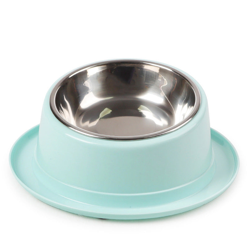 Domestic Stainless Steel Non-Slip Tilting Cat Bowl