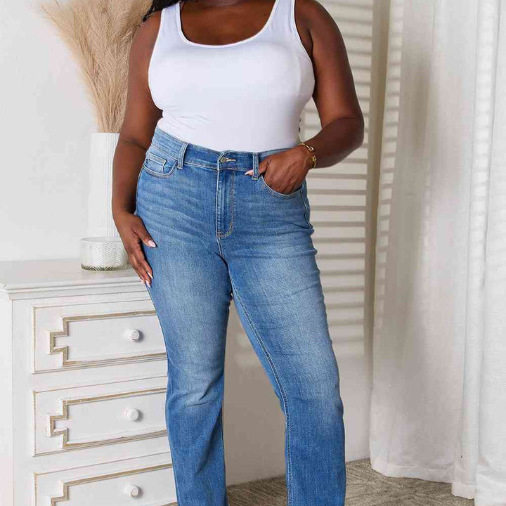 Judy Blue Full Size Bootcut Jeans with Pockets