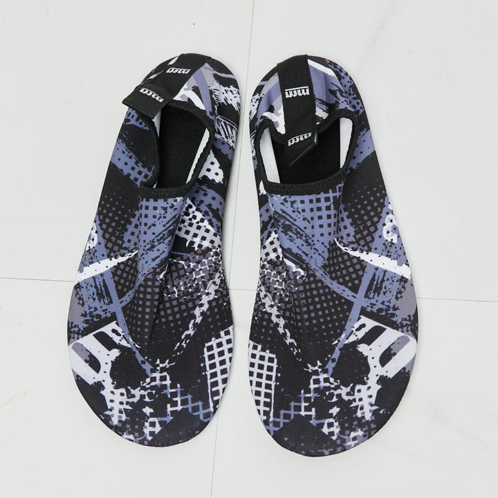 MMshoes On The Shore Water Shoes in Black Pattern