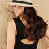 Fame Fight Through It Lace Detail Straw Braided Fashion Sun Hat