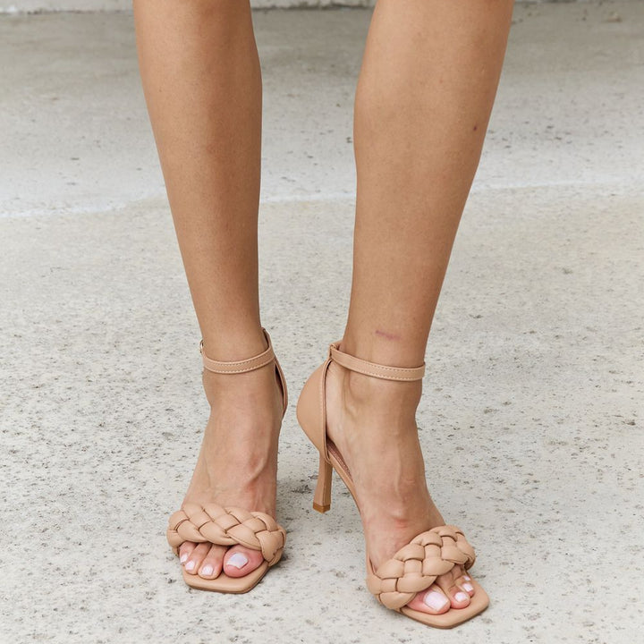 Forever Link Braided Strappy Heels