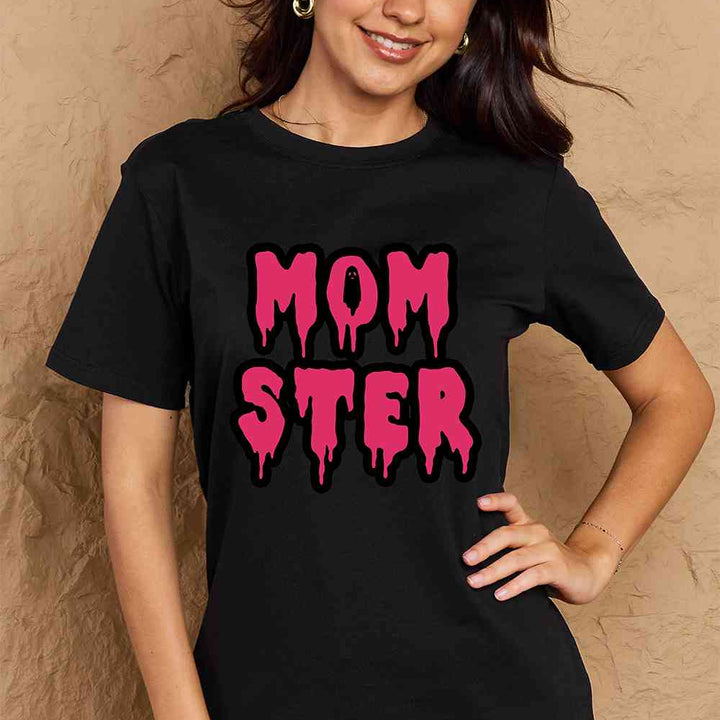 Simply Love Full Size MOM STER Graphic Cotton T-Shirt